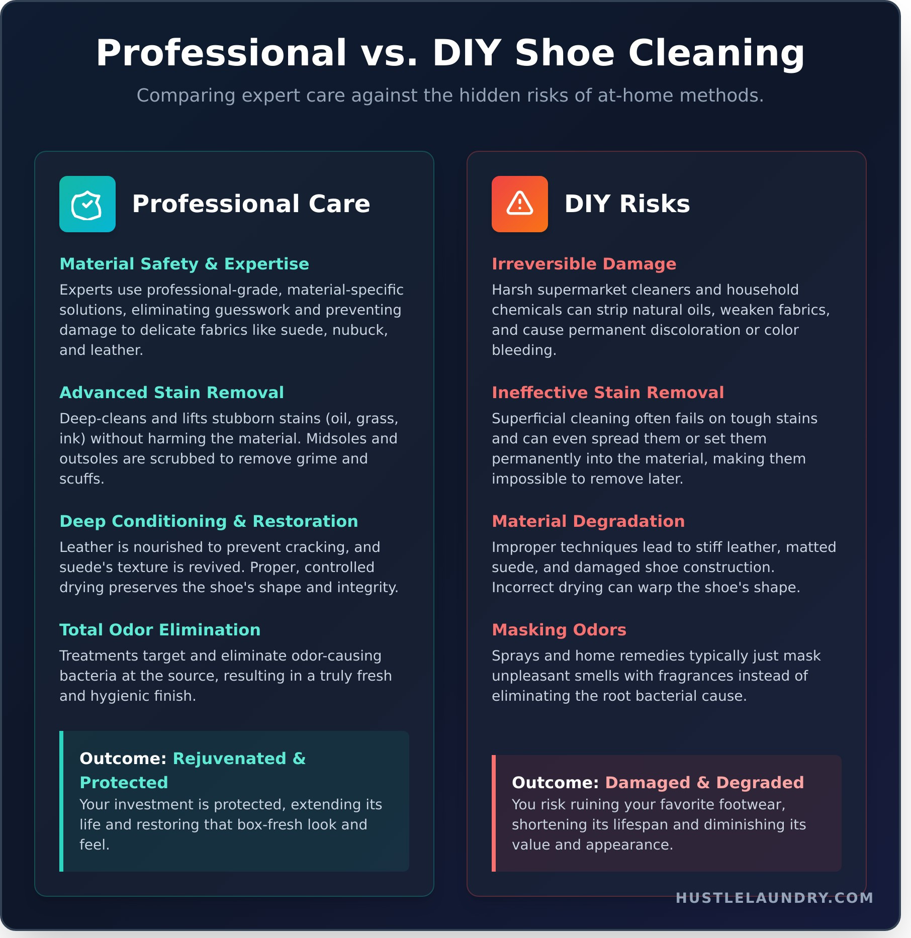 Expert Shoe Cleaning in Doha (غسيل أحذية احترافي): Revive Your Footwear - Infographic