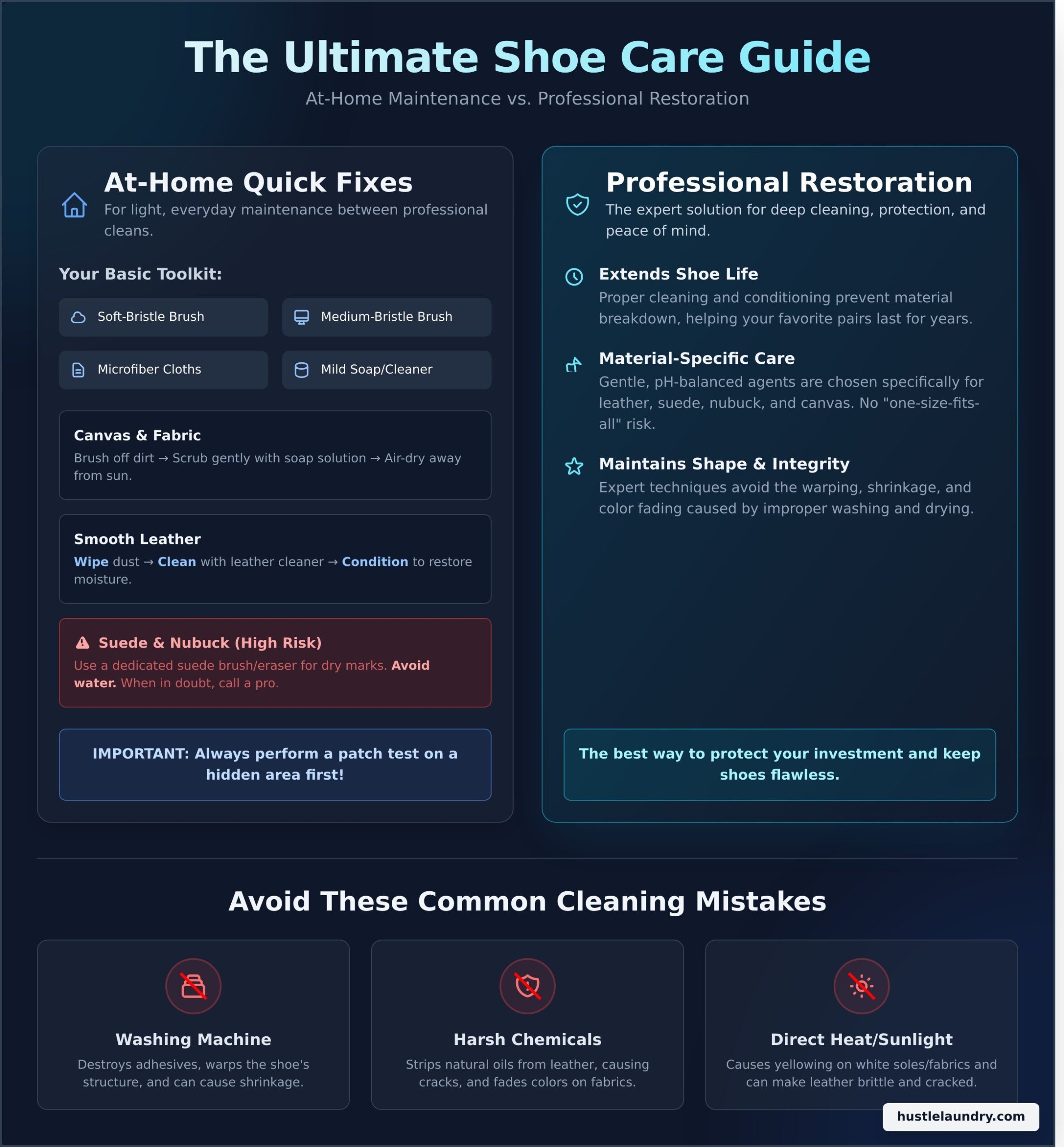 الدليل الشامل لغسيل الأحذية في الدوحة: من الطرق المنزلية إلى العناية الاحترافية
