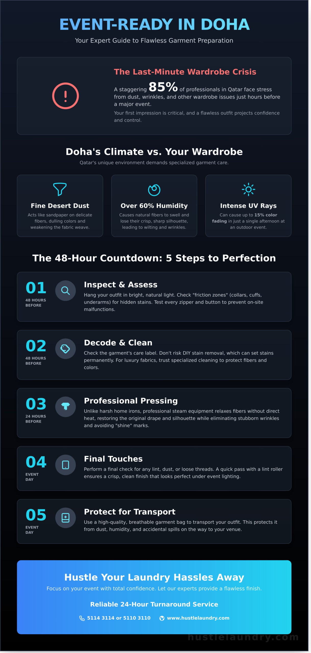 How to Get Your Clothes Ready for an Event in Doha: A Flawless Guide