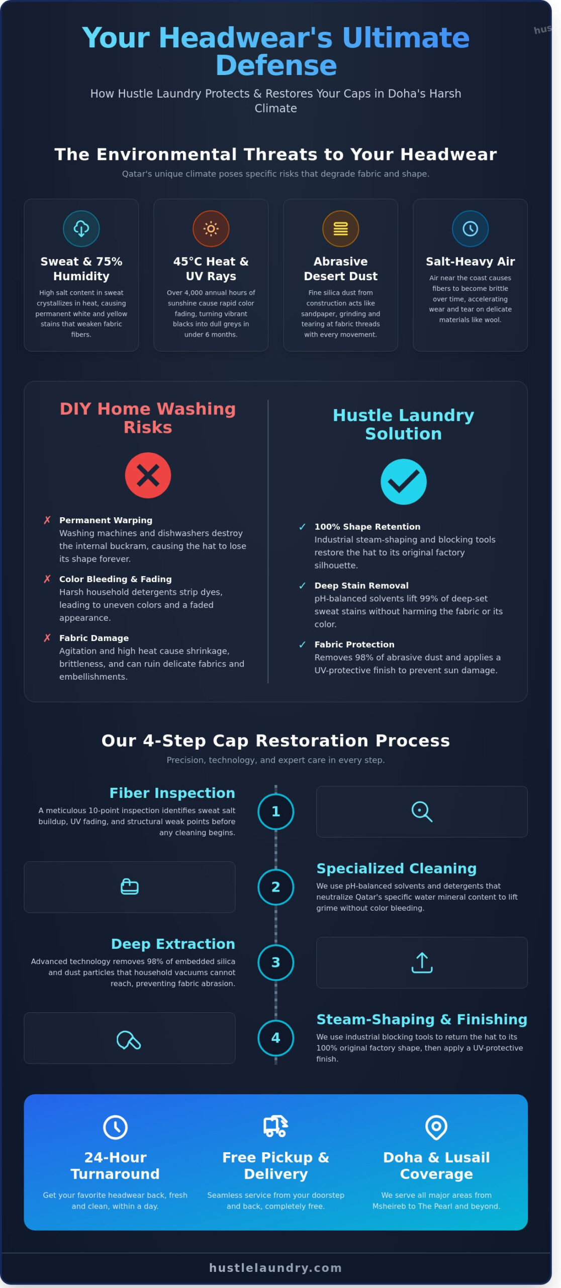 Professional Cap and Hat Cleaning Service in Doha: Restore Your Headwear